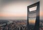 This shot of SWFC, the 2nd tallest building in Shanghai, was done from the rooftop of Jin Mao Tower